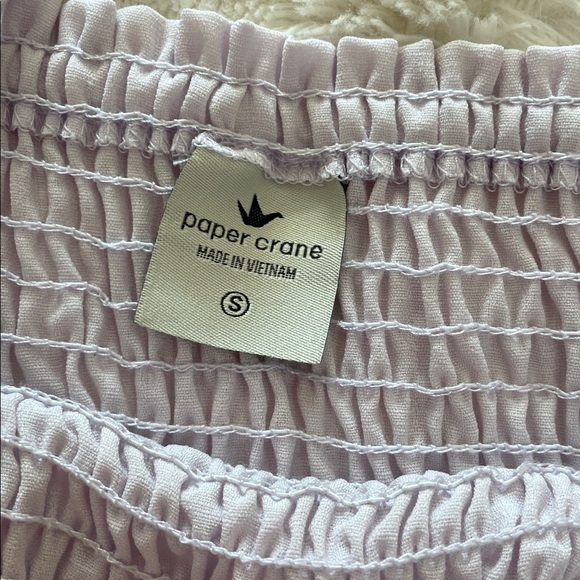 Paper Crane Light Purple flowy spaghetti strap top - Picture 2 of 2